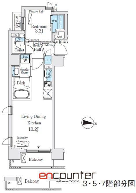 イプセ住吉(ワンルーム/4階)の間取り写真