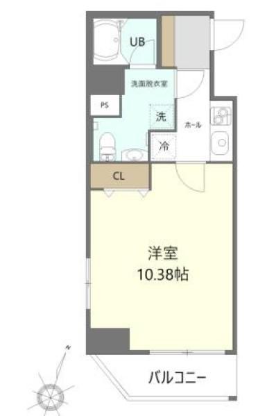 HOPECITY秋葉原 ホープシティ秋葉原(1K/12階)の間取り写真