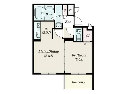 クリエイト手稲前田(1LDK/3階)の間取り写真