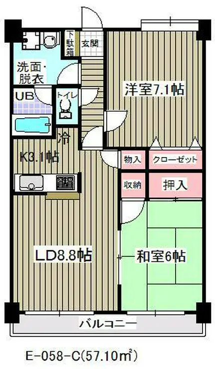 アウラ10 3階階 間取り