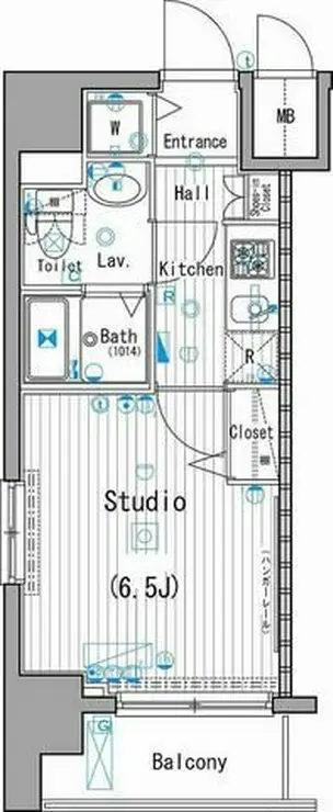 ガーラ・ステーション横濱桜木町 5階階 間取り