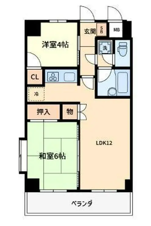 ノバ浅草 9階階 間取り