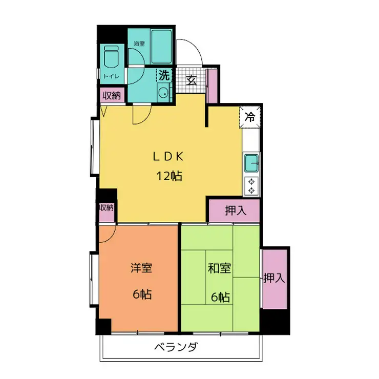 グリーンヒル文京 7階階 間取り