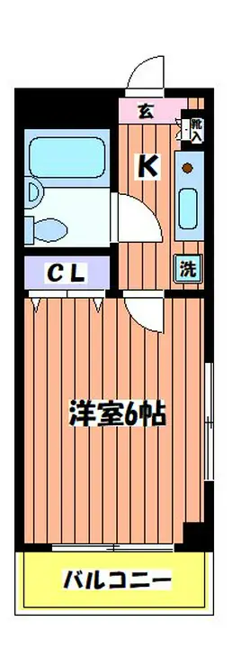 ガーデンヒルズ立川 2階階 間取り