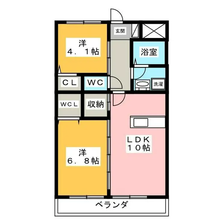 石原第7ビル 2階階 間取り