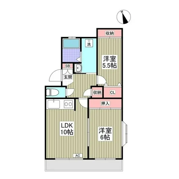 レジデンス原山 4階階 間取り