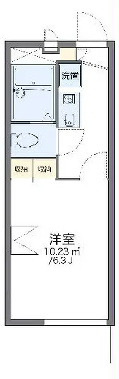 レオパレスコヅチ 3階階 間取り