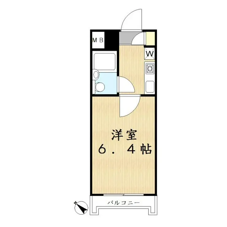 アップルコート南林間 1階階 間取り