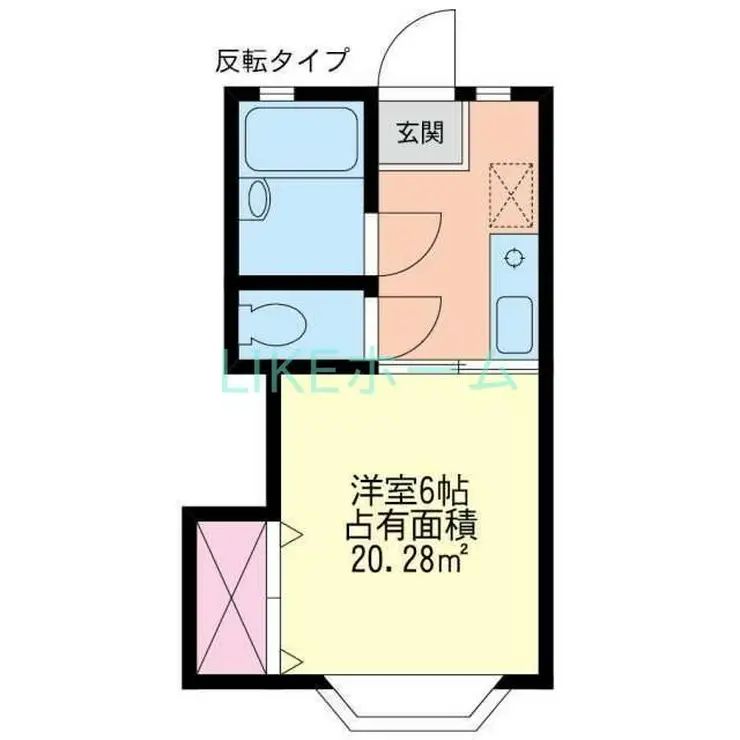 ロイヤルハナシンA 1階階 間取り