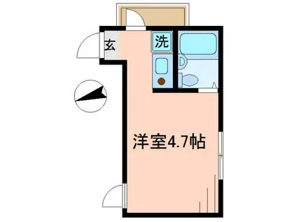 NEXUS南砂町駅前(ワンルーム/2階)の間取り写真