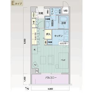 メイビル向陽町(ワンルーム/2階)の間取り写真