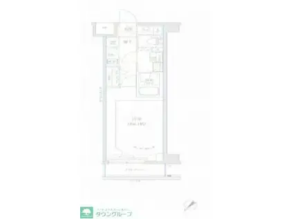 RELUXIA GRANDE 川崎大師公園(1K/6階)の間取り写真