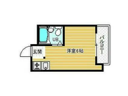 アドバンス恵我之荘(ワンルーム/2階)の間取り写真