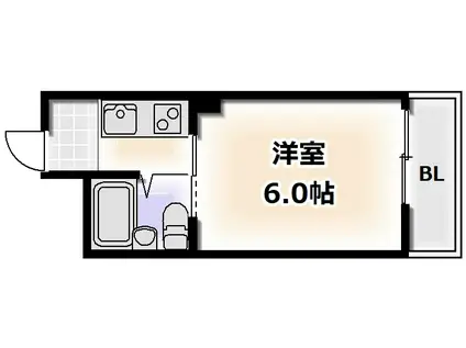 メゾンリファイン(1K/2階)の間取り写真