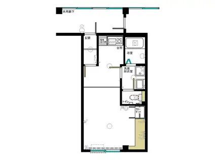 桑名ビルあげい会館(ワンルーム/3階)の間取り写真