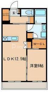 エクセレント ティアラ(1LDK/2階)の間取り写真