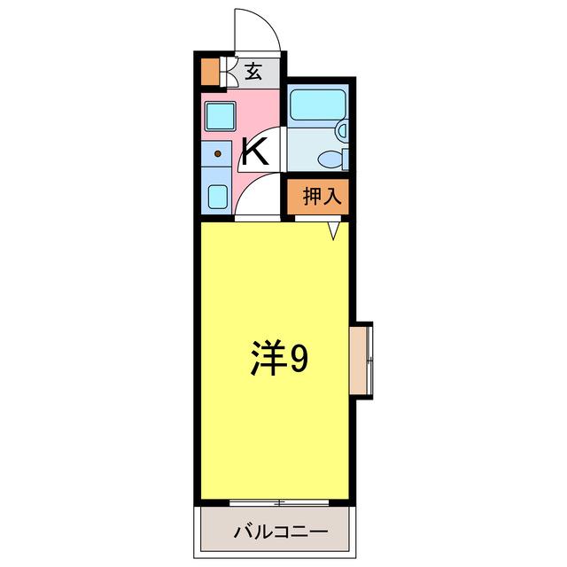 サンコートYOSIKAWA(1K/2階)の間取り写真