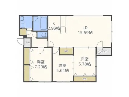 N-SELECTION.STELLA(3LDK/4階)の間取り写真