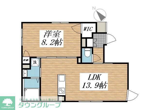 CREAL文京千石II(1LDK/3階)の間取り写真
