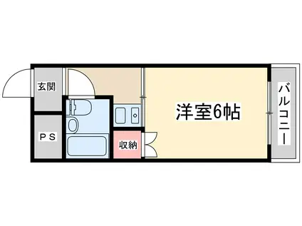 グランドコート新大阪(1K/7階)の間取り写真