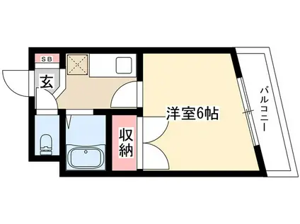プレアール名古屋安田通(1K/5階)の間取り写真
