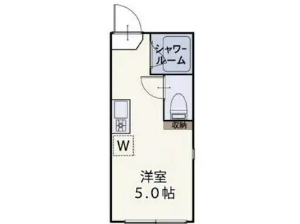 プレシャス・ハートランド高田馬場(ワンルーム/1階)の間取り写真