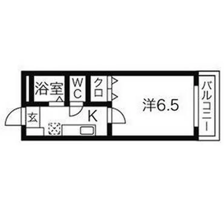 パレス弘城 3階階 間取り