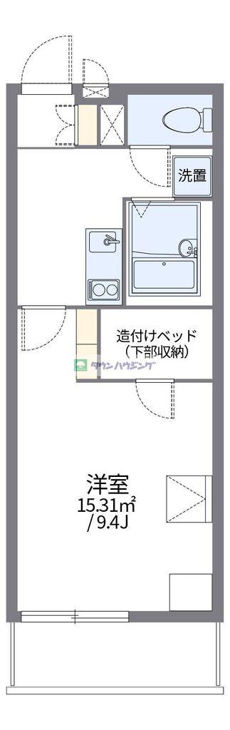 レオパレスボヌールドゥマン(1K/3階)の間取り写真
