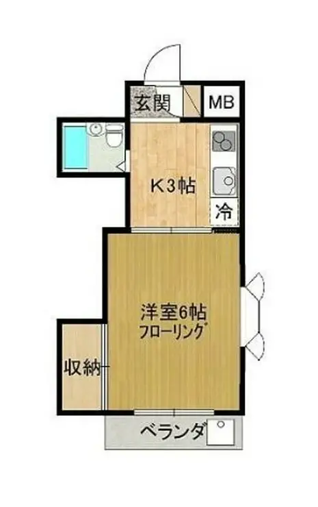 ベルエール多摩 1階階 間取り