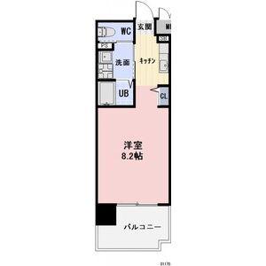 大晃マンション(1K/7階)の間取り写真