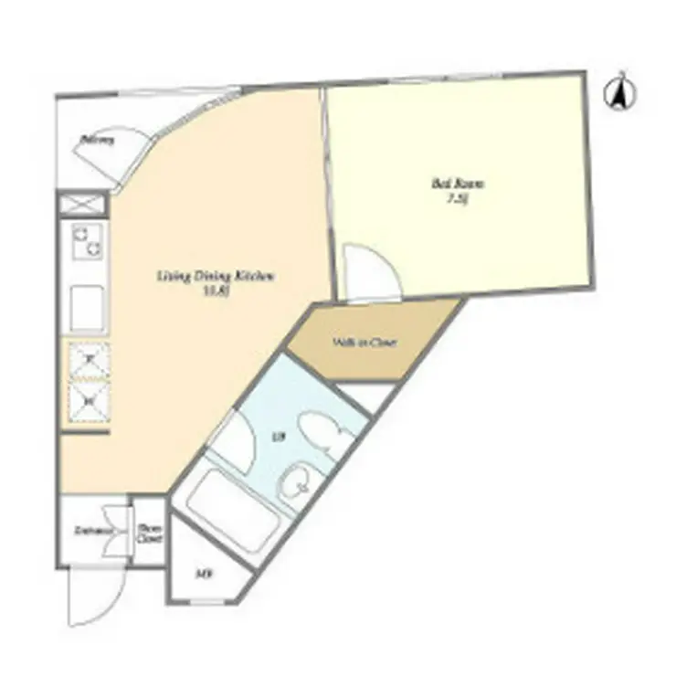 道玄坂スクエア 8階階 間取り