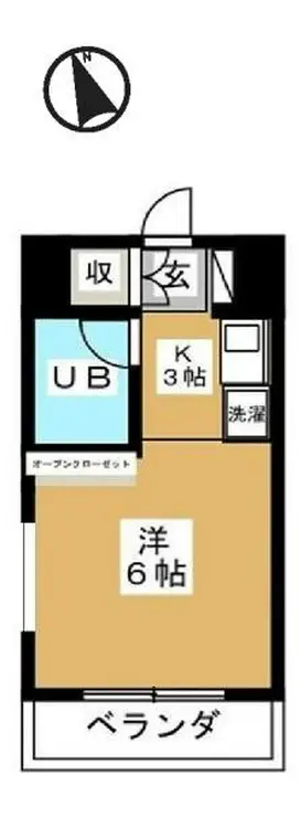 横浜南プラザ 5階階 間取り