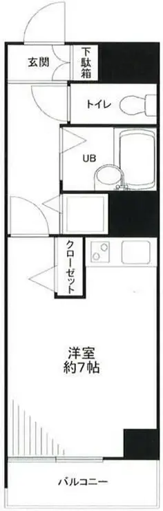 ヴェルト日本橋シティ 7階階 間取り