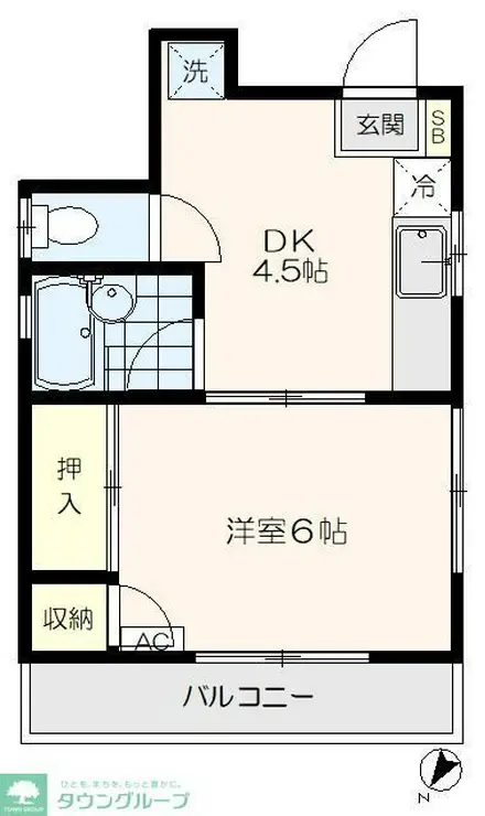 ファミールホンダ 2階階 間取り
