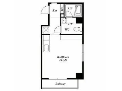 エイシャント元町(ワンルーム/3階)の間取り写真