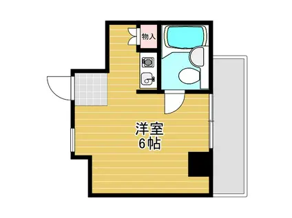 JSC池田(ワンルーム/2階)の間取り写真