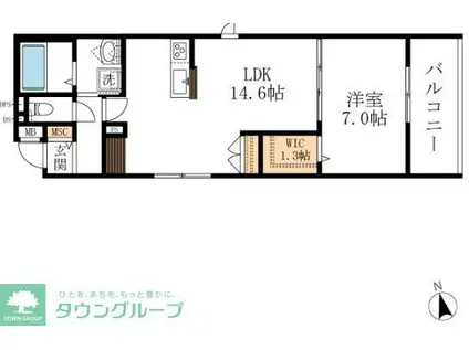 EARTH KOMATSU(1LDK/3階)の間取り写真