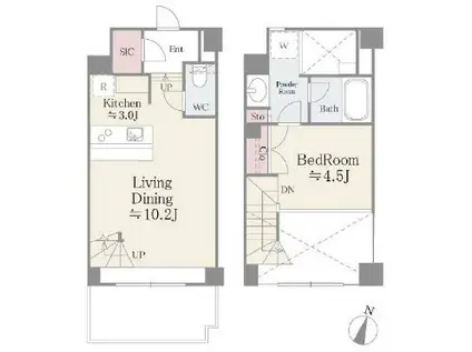 LO・HOUSE STYLE(1LDK/5階)の間取り写真