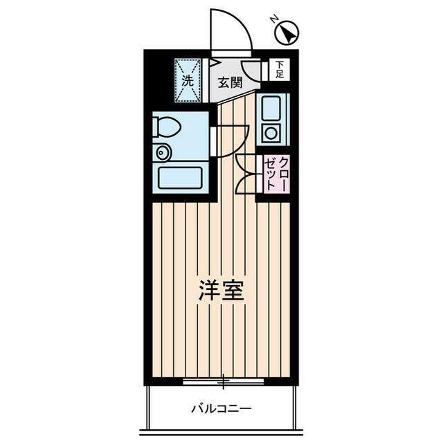 ダイホープラザ橋本III(ワンルーム/3階)の間取り写真