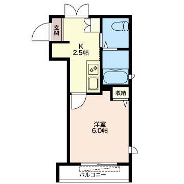 PETITE SOEUR(1K/3階)の間取り写真