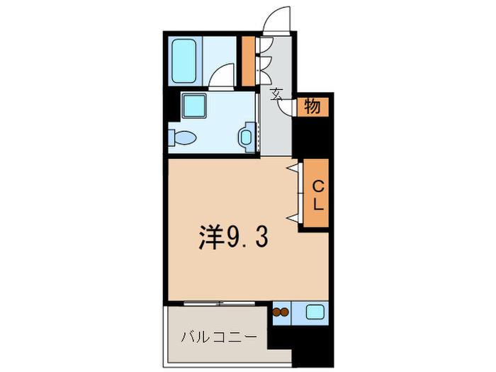 エスティメゾン板橋C6(ワンルーム/12階)の間取り写真