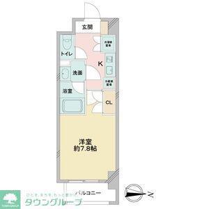 コンフォート新栄(1K/6階)の間取り写真