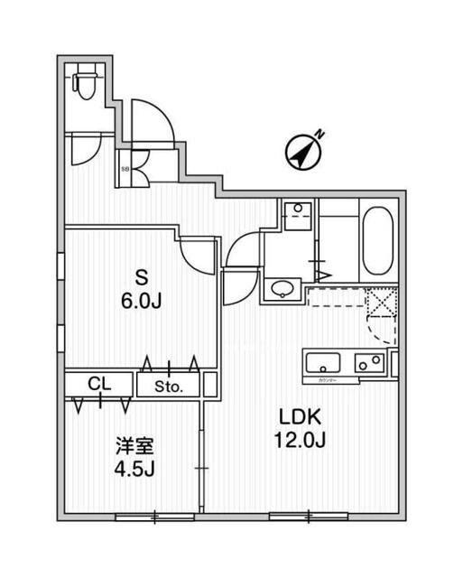 アグライア千石ドゥ(1SLDK/4階)の間取り写真