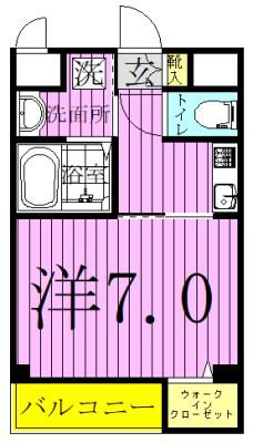 REALISERレアリゼ(1K/1階)の間取り写真
