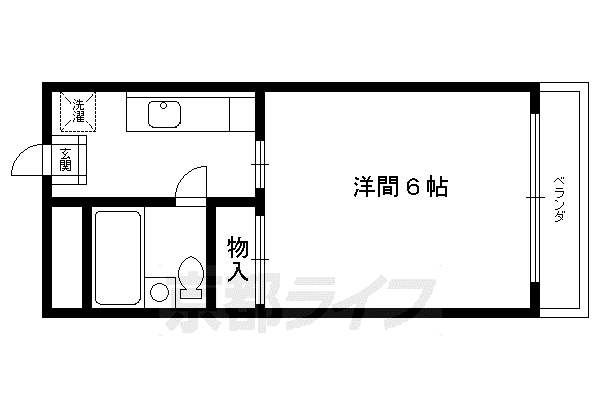 芙蓉ハイツ(1K/2階)の間取り写真