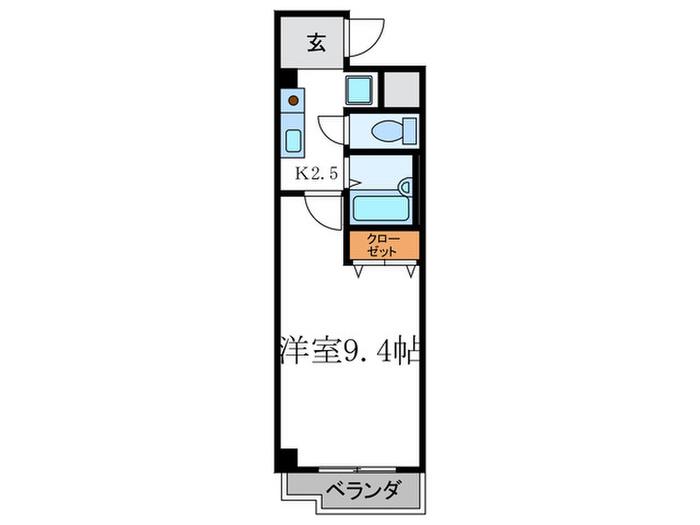 ROYAL・M・井口(1K/1階)の間取り写真