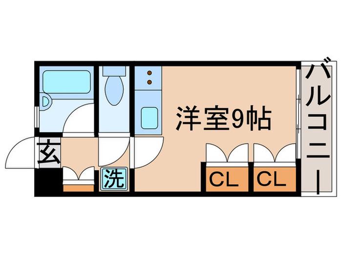 FLATS ITOH(ワンルーム/2階)の間取り写真