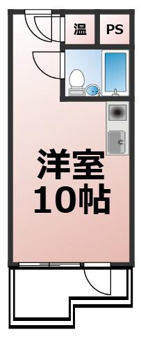 栄グリーンマンション(ワンルーム/6階)の間取り写真