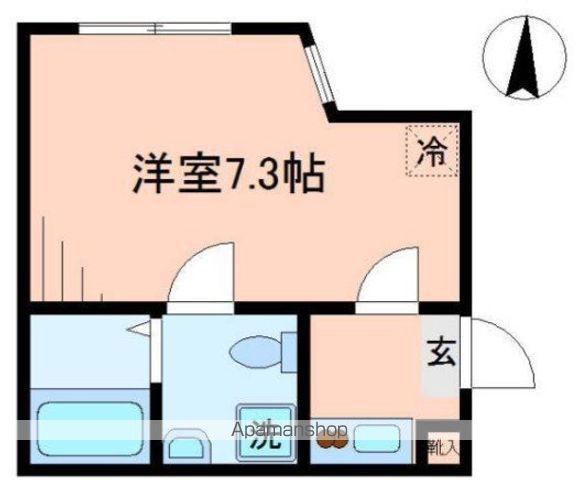 YSQUARE(1K/2階)の間取り写真