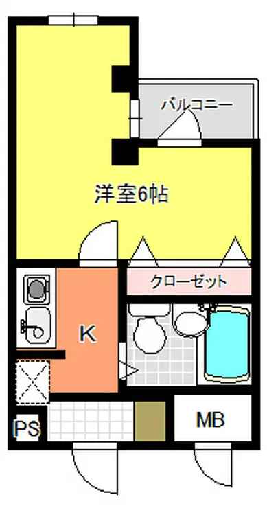 リーセントパレス多摩 3階階 間取り